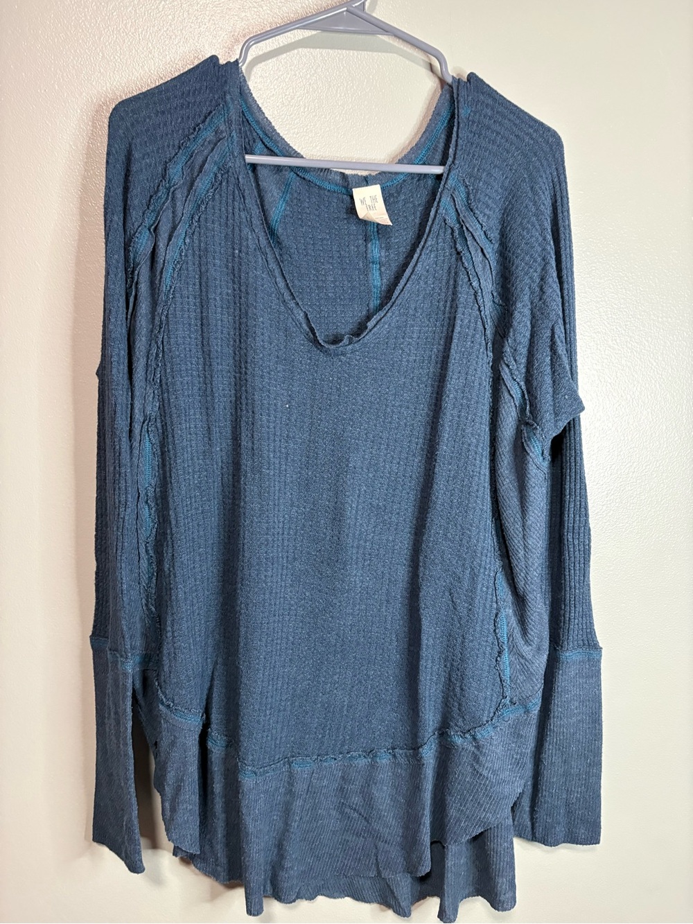 Free People We The Free Thermal Knit Tunic Top – Size Large